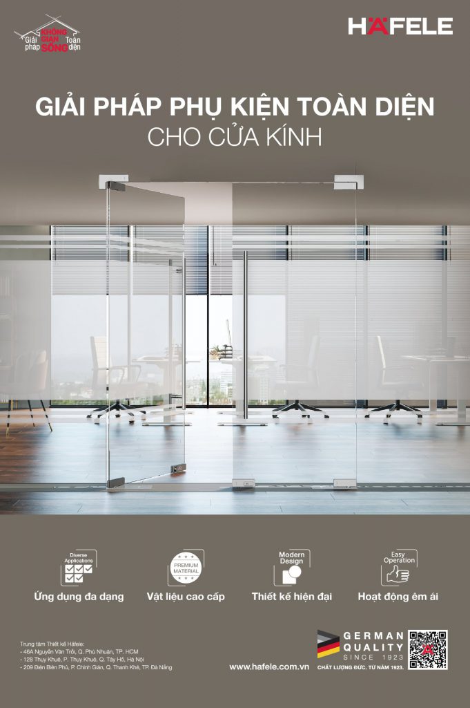 Phụ kiện cửa kính Hafele