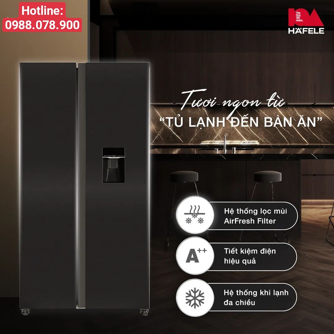 Tủ lạnh Hafele làm đá tự động loại nào tốt nên mua?