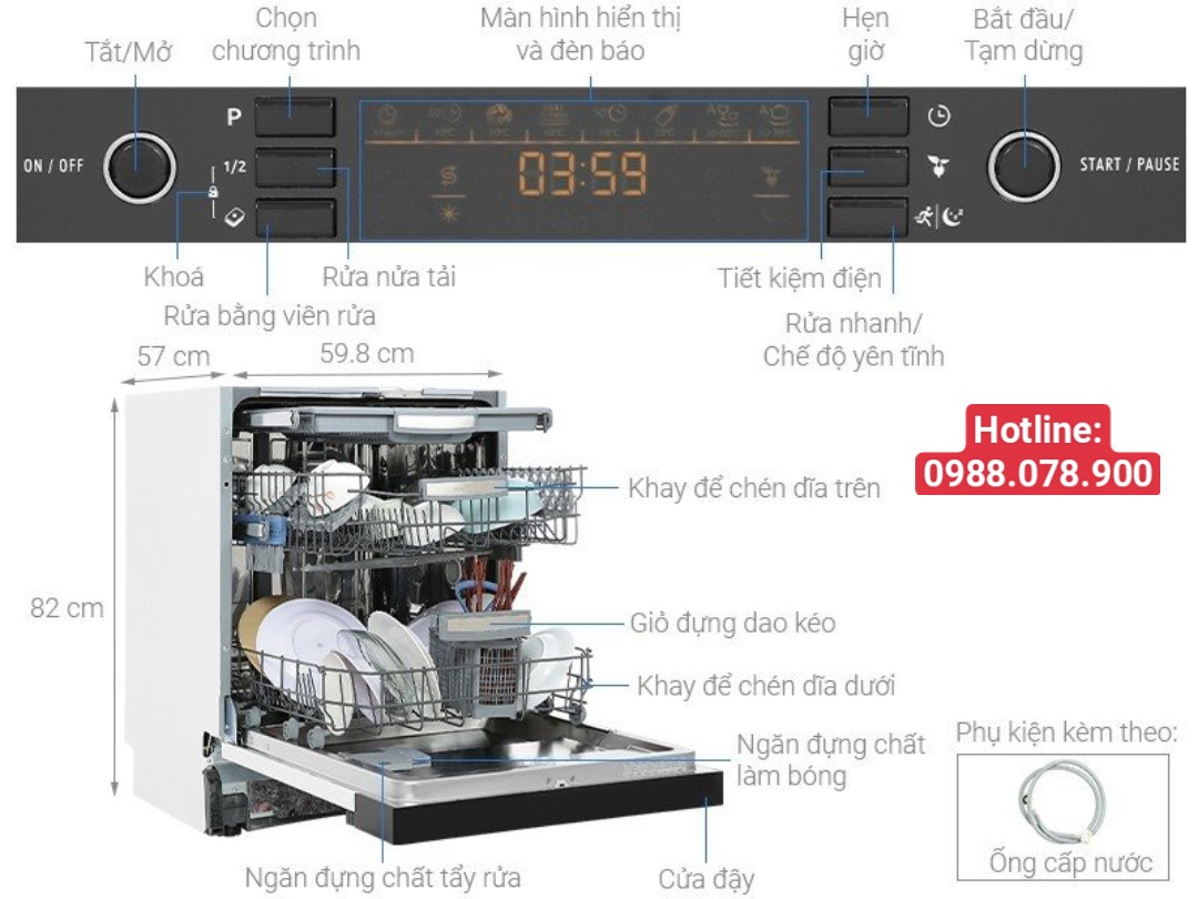 Cách bảo dưỡng và vệ sinh máy rửa bát Hafele đúng cách