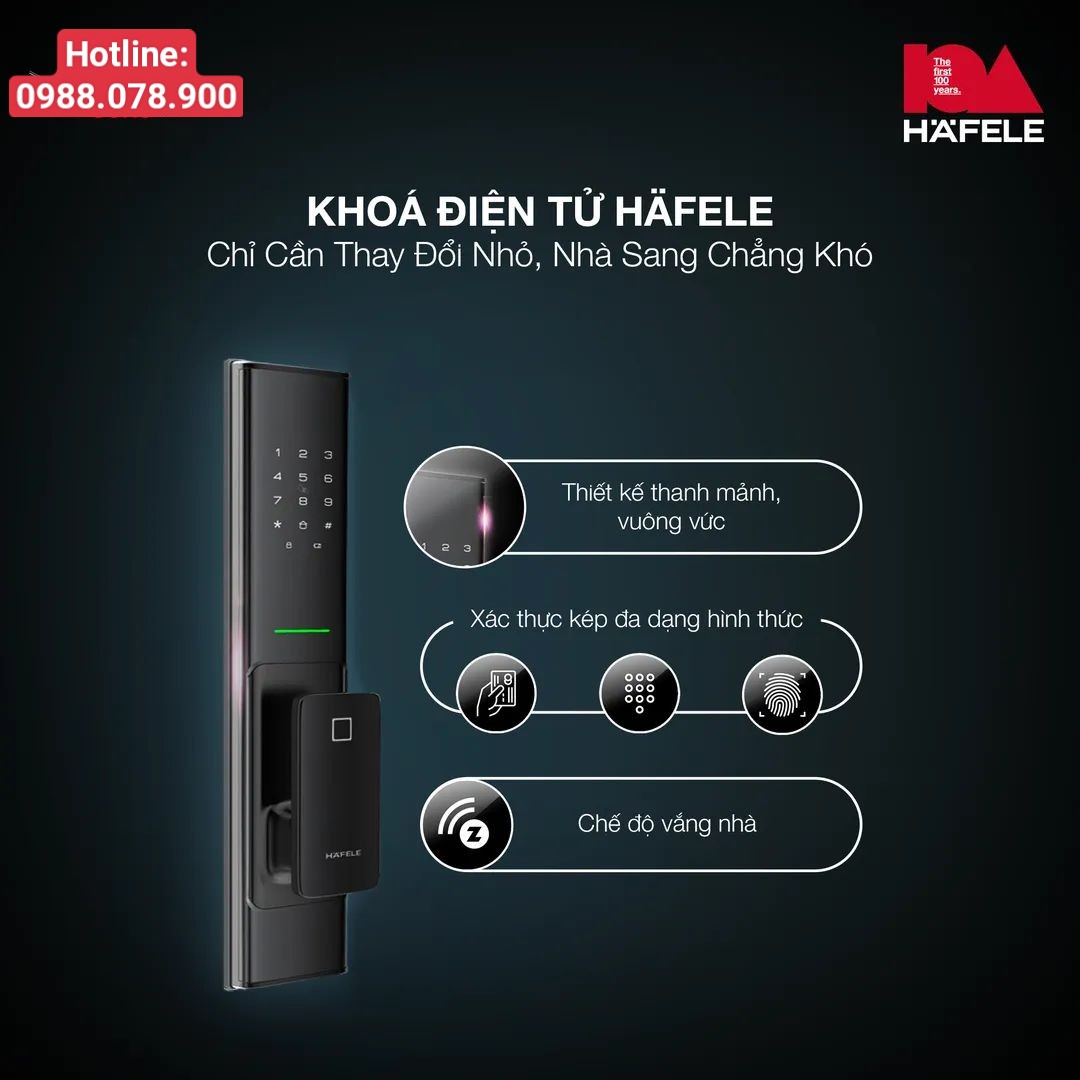 Cách đổi mật khẩu khóa từ Hafele đơn giản hiệu quả